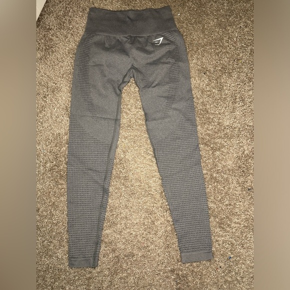 Gymshark Vital Seamless 2.0 Smokey Gray Marl Leggings - Picture 3 of 8
